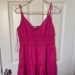Pink strappy Rails dress
